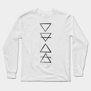 Elements - black Long Sleeve T-Shirt